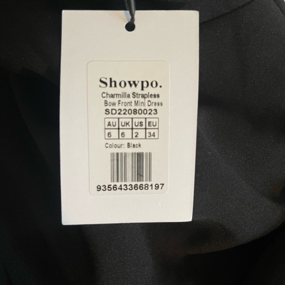 Charmilla Strapless Bow Front Mini Dress - Picture 3 of 4